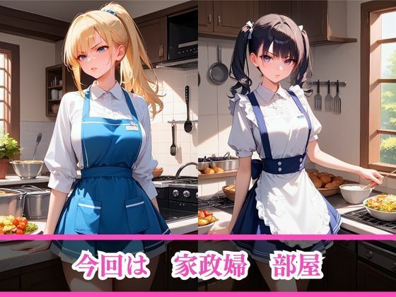 サンプル画像3:嫌がるあの娘を孕ませ放題サブスク〜家政婦編〜(AI美女home) [d_483692]
