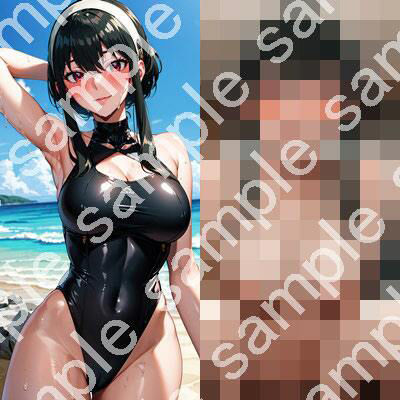 サンプル画像2:【S◯Y×F◯MILY ヨ◯・フ◯ージャー No.01】tsuna CGイラスト集(TSUNA-MAYO) [d_483707]