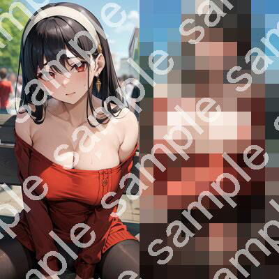 サンプル画像6:【S◯Y×F◯MILY ヨ◯・フ◯ージャー No.01】tsuna CGイラスト集(TSUNA-MAYO) [d_483707]