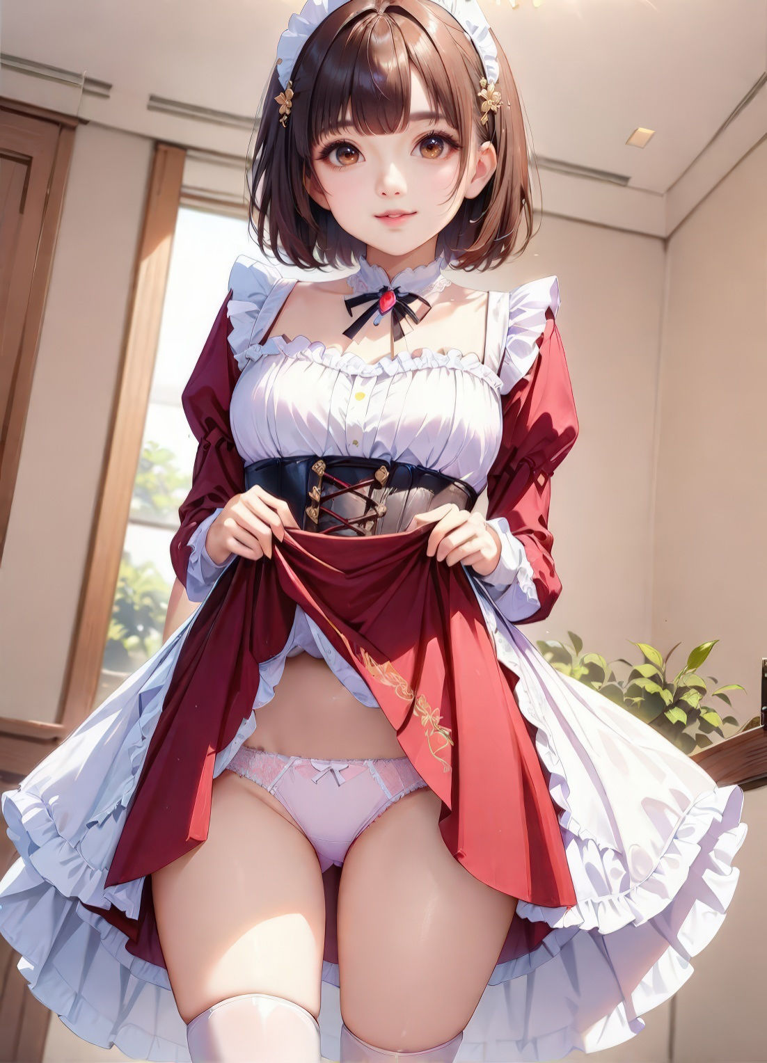 サンプル画像2:毎晩誘ってくるうちのメイドさん(FCLUB) [d_483717]