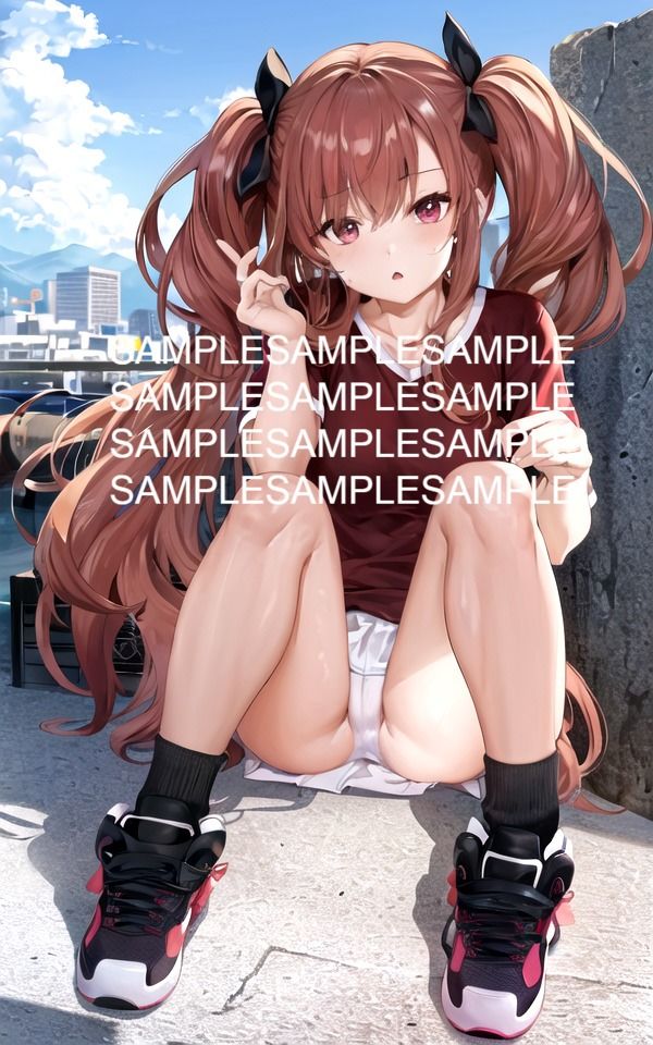 サンプル画像6:ジムのきれいなお姉さん(AIラボラボ) [d_483758]