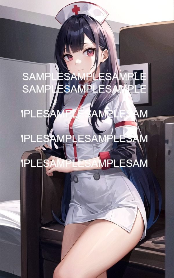 サンプル画像5:病院のきれいなお姉さん(AIラボラボ) [d_483760]