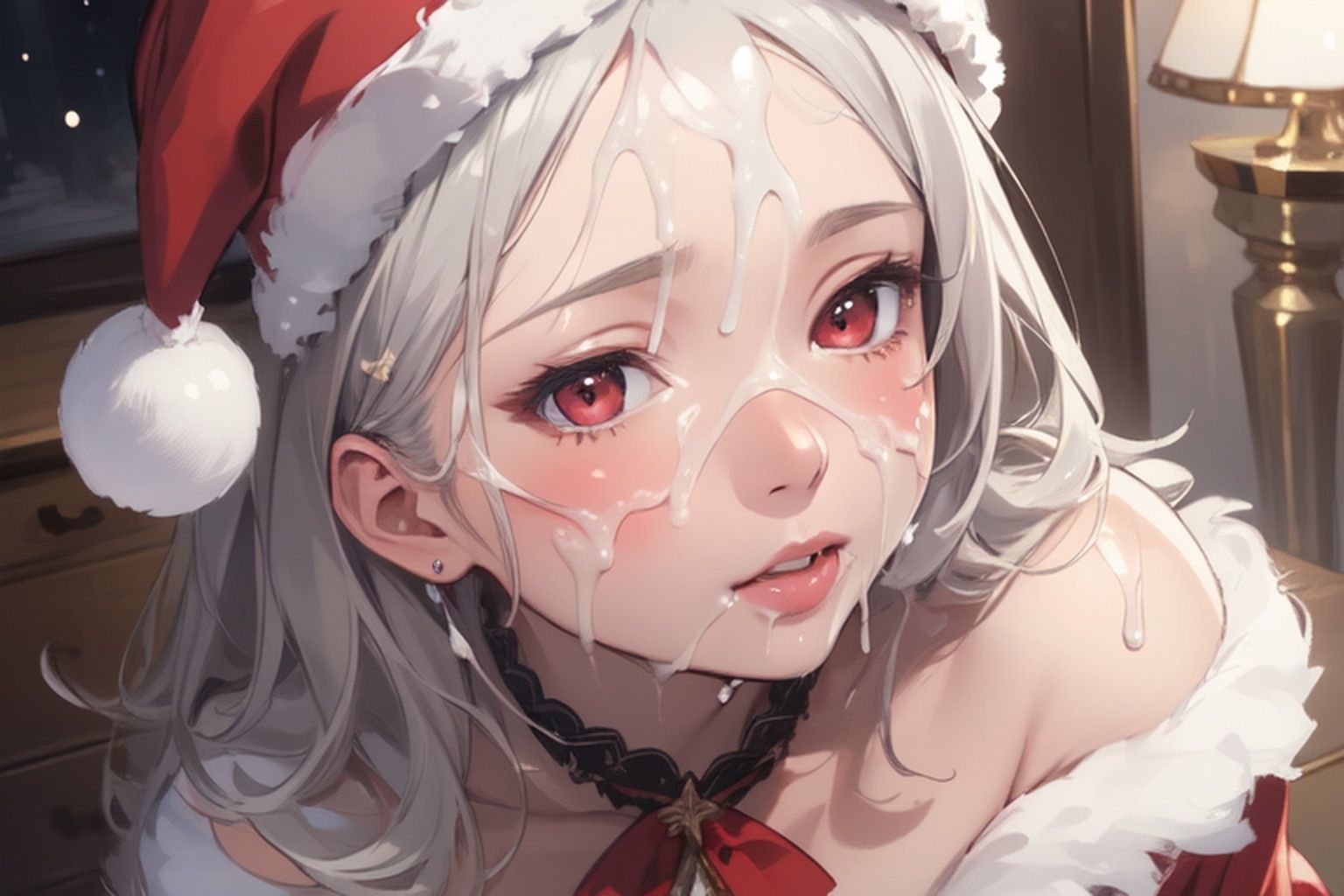 サンプル画像1:顔射マニアックス サンタガール(マニアックス本舗) [d_483782]