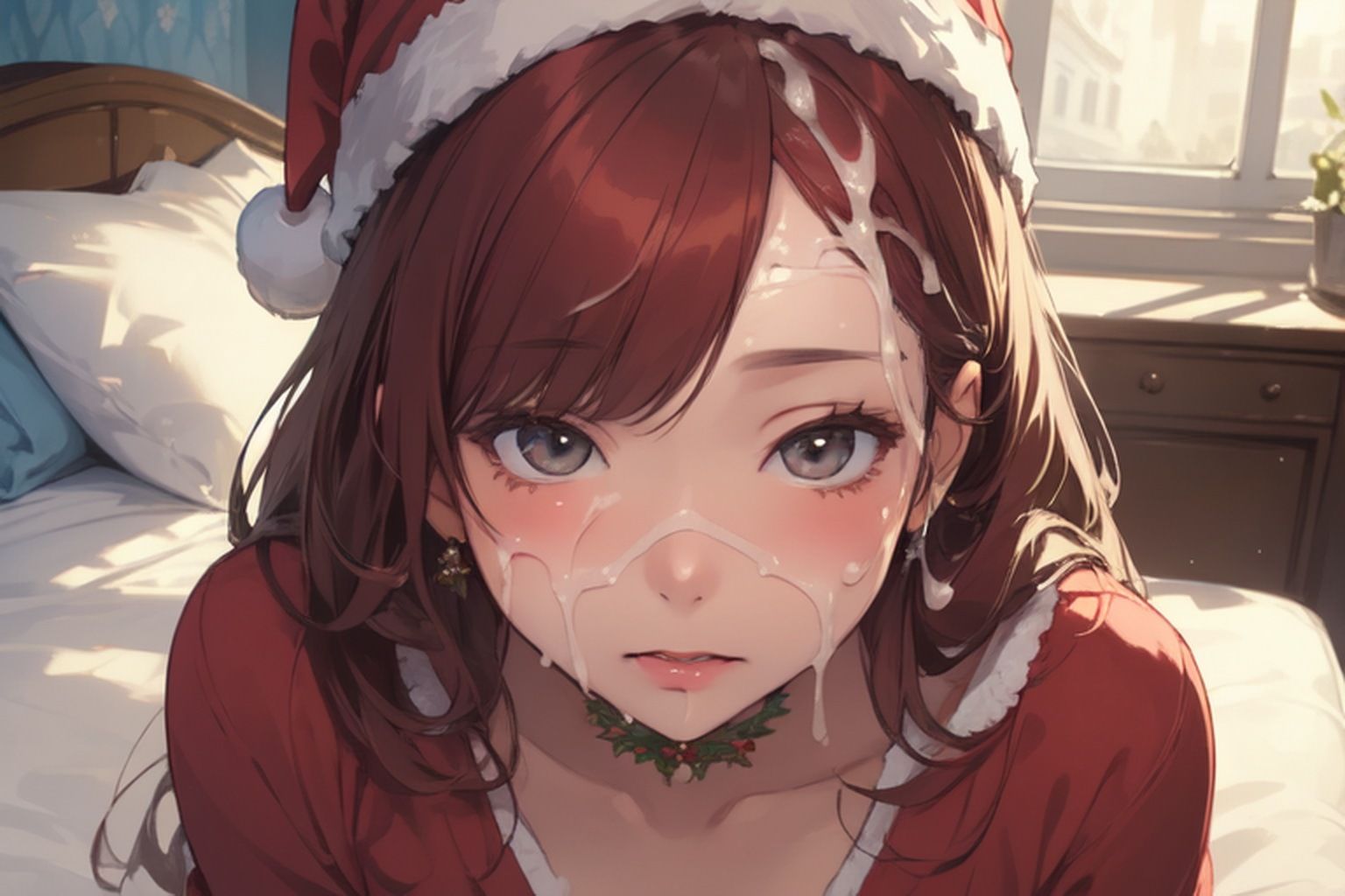 サンプル画像2:顔射マニアックス サンタガール(マニアックス本舗) [d_483782]