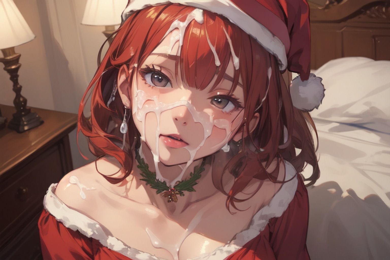 サンプル画像3:顔射マニアックス サンタガール(マニアックス本舗) [d_483782]