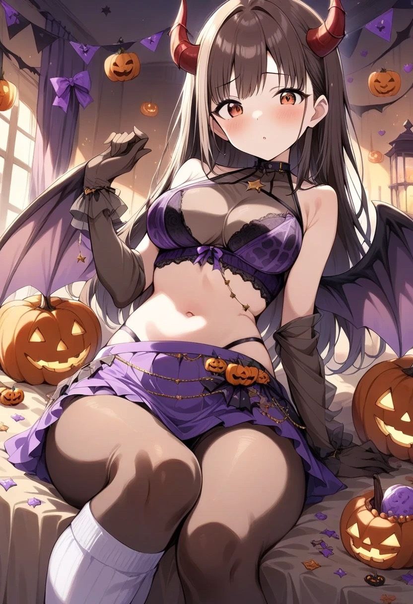 サンプル画像1:チョコ先輩のコスプレがエロすぎて我慢できない(汁なし担々麺) [d_483785]