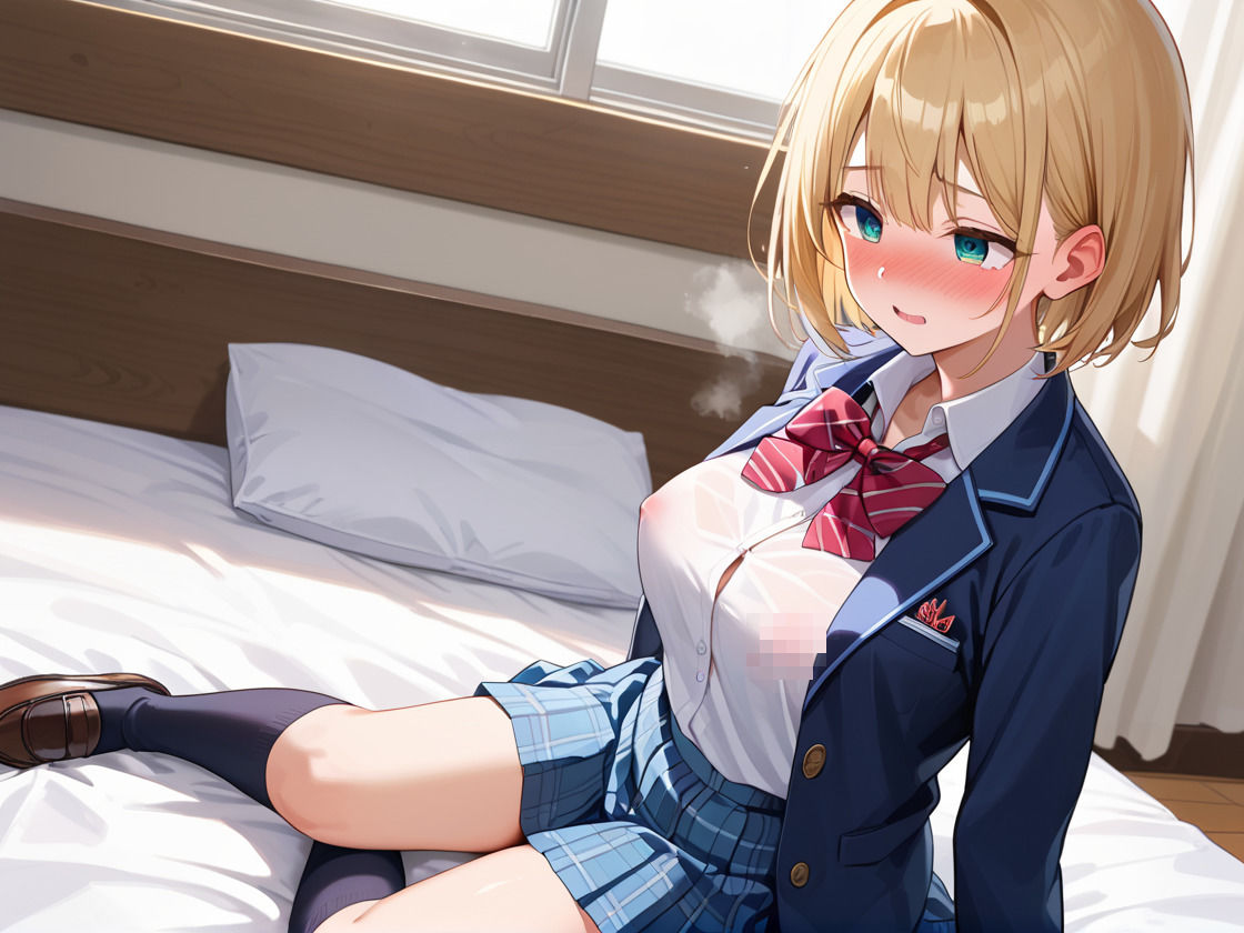 サンプル画像5:恥ずかしがり屋の金髪ギャルにお願いしたら極太チンポが大好きだった(かれんの欲望) [d_483786]