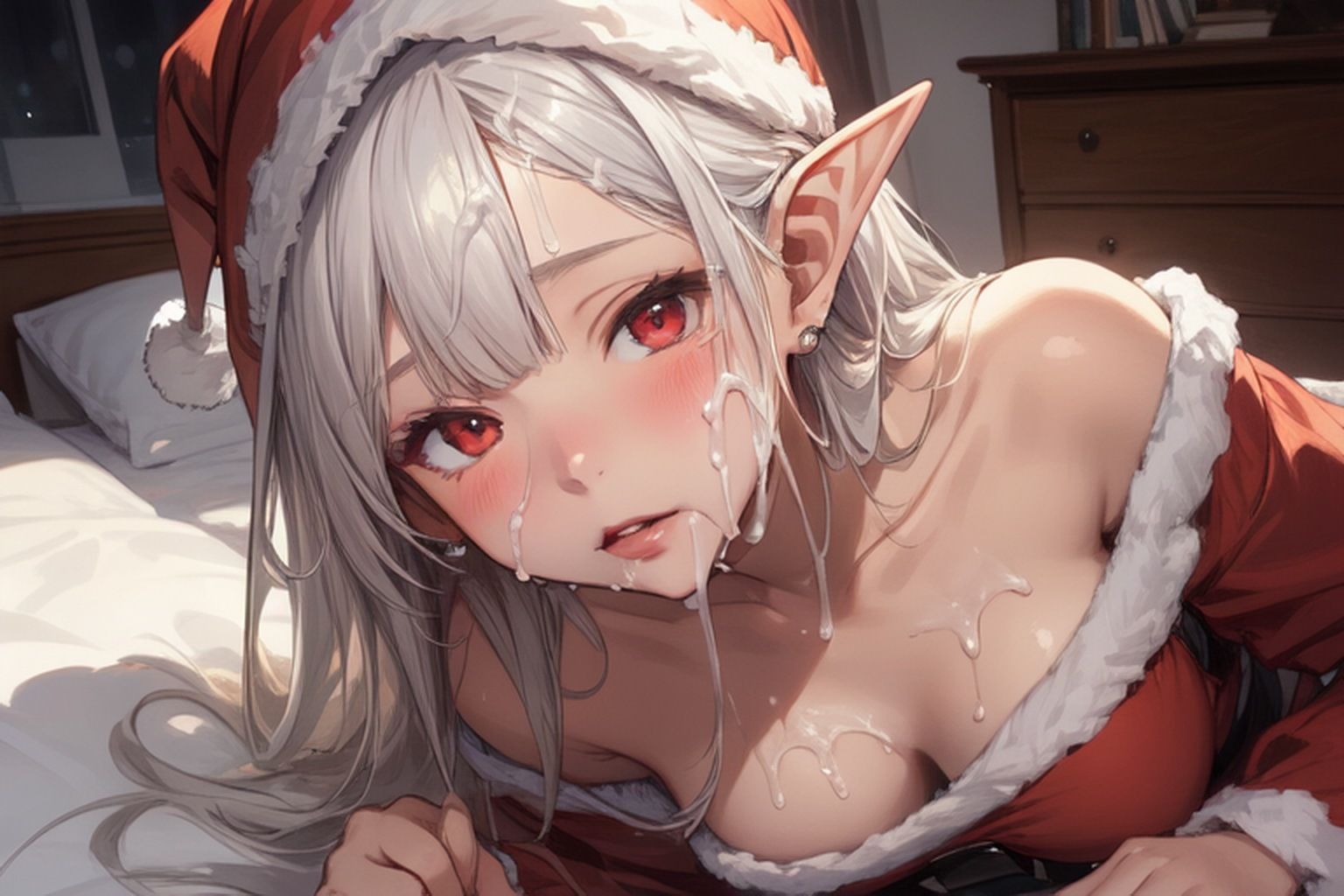 サンプル画像1:顔射マニアックス エルフサンタガール(マニアックス本舗) [d_483788]