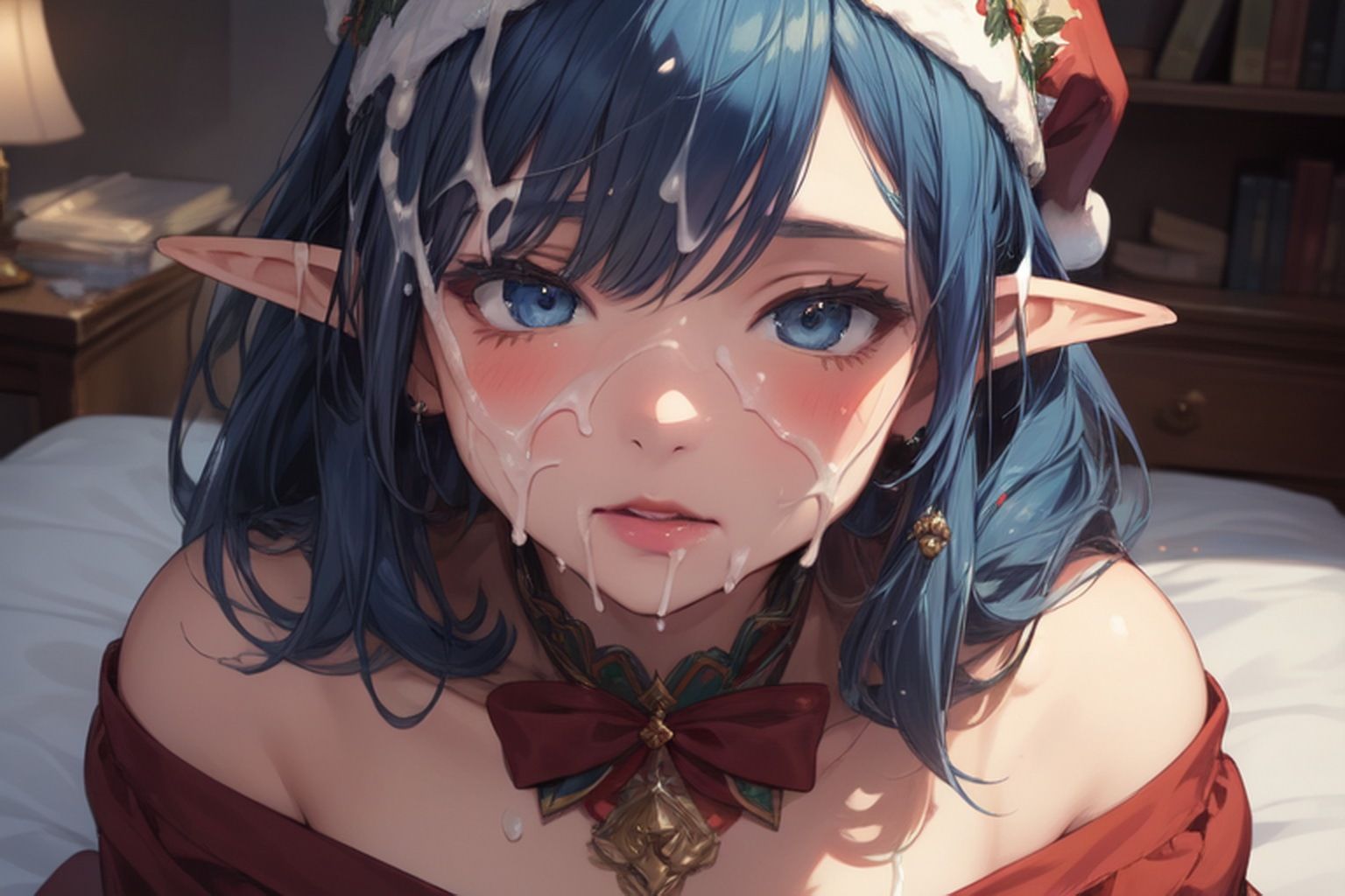 サンプル画像3:顔射マニアックス エルフサンタガール(マニアックス本舗) [d_483788]