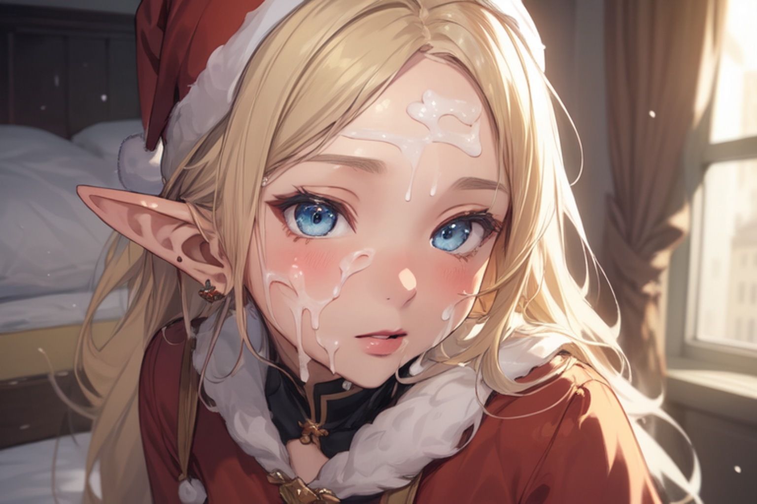 サンプル画像6:顔射マニアックス エルフサンタガール(マニアックス本舗) [d_483788]