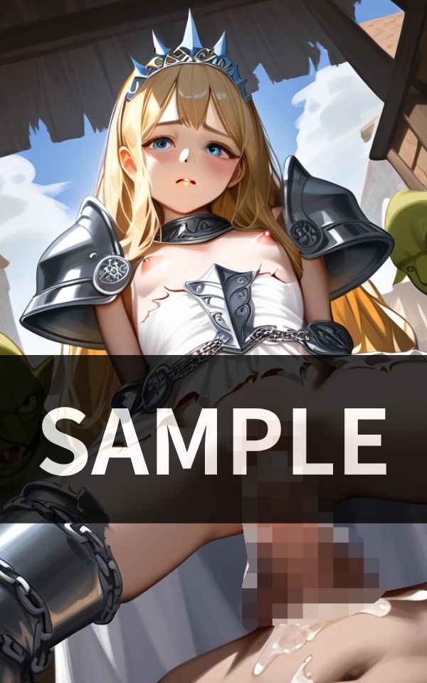 サンプル画像4:敗戦国のプリンセスは ゴブリン1万人と 中出しセックスする事で 民を救うとの事です。(ボディキャンディ) [d_483884]