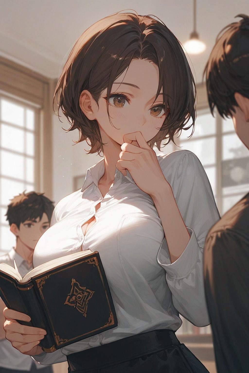 サンプル画像1:性教育学園 女教師マ〇コを即はめ？(きょほう) [d_483893]