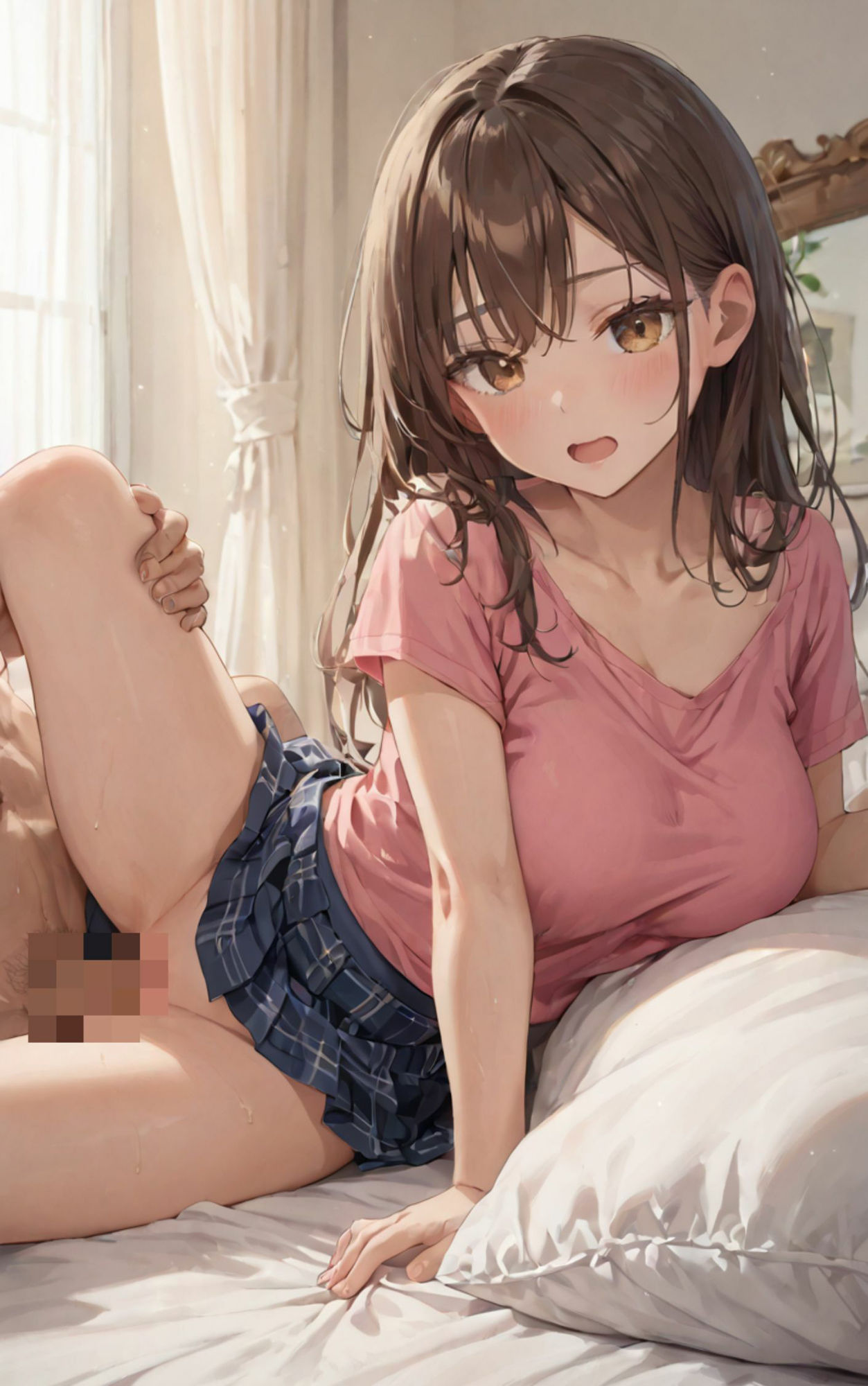 サンプル画像1:童貞卒業はサークルのモデル級美女で中出し(エロモネア) [d_483898]