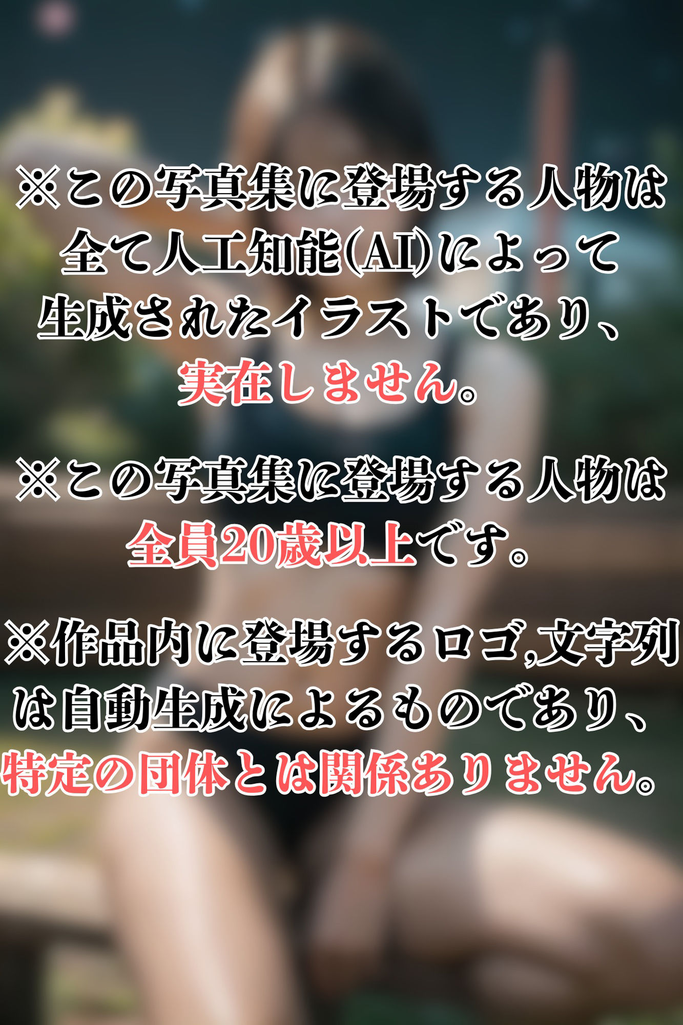 サンプル画像2:公園のお姉さん(【AIグラビア置き場】) [d_483903]