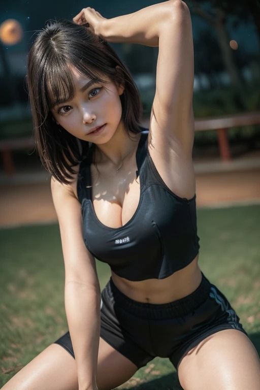 サンプル画像5:公園のお姉さん(【AIグラビア置き場】) [d_483903]