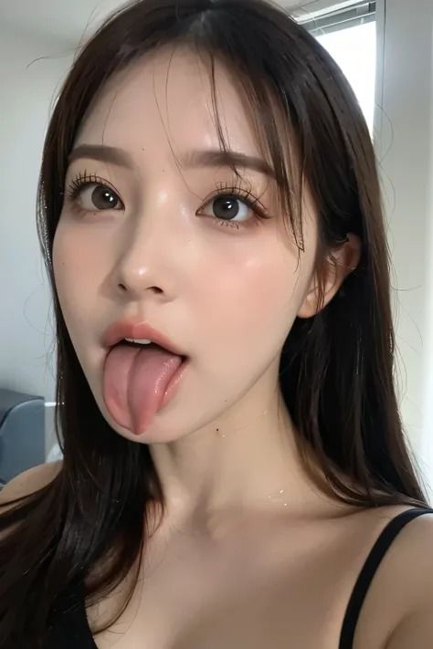 サンプル画像3:【AI Art】美しい日本人を厳選したアヘ顔 30枚セット(AI) [d_484051]