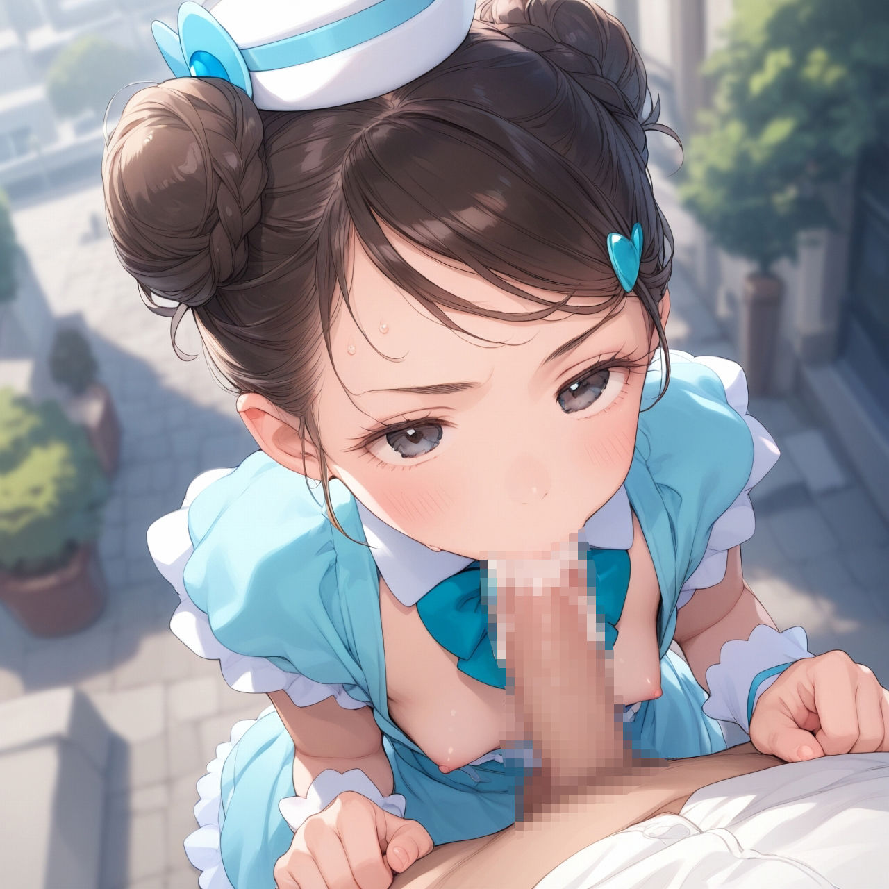 サンプル画像2:魔法少女で生きていく(ジャングルジム) [d_484073]