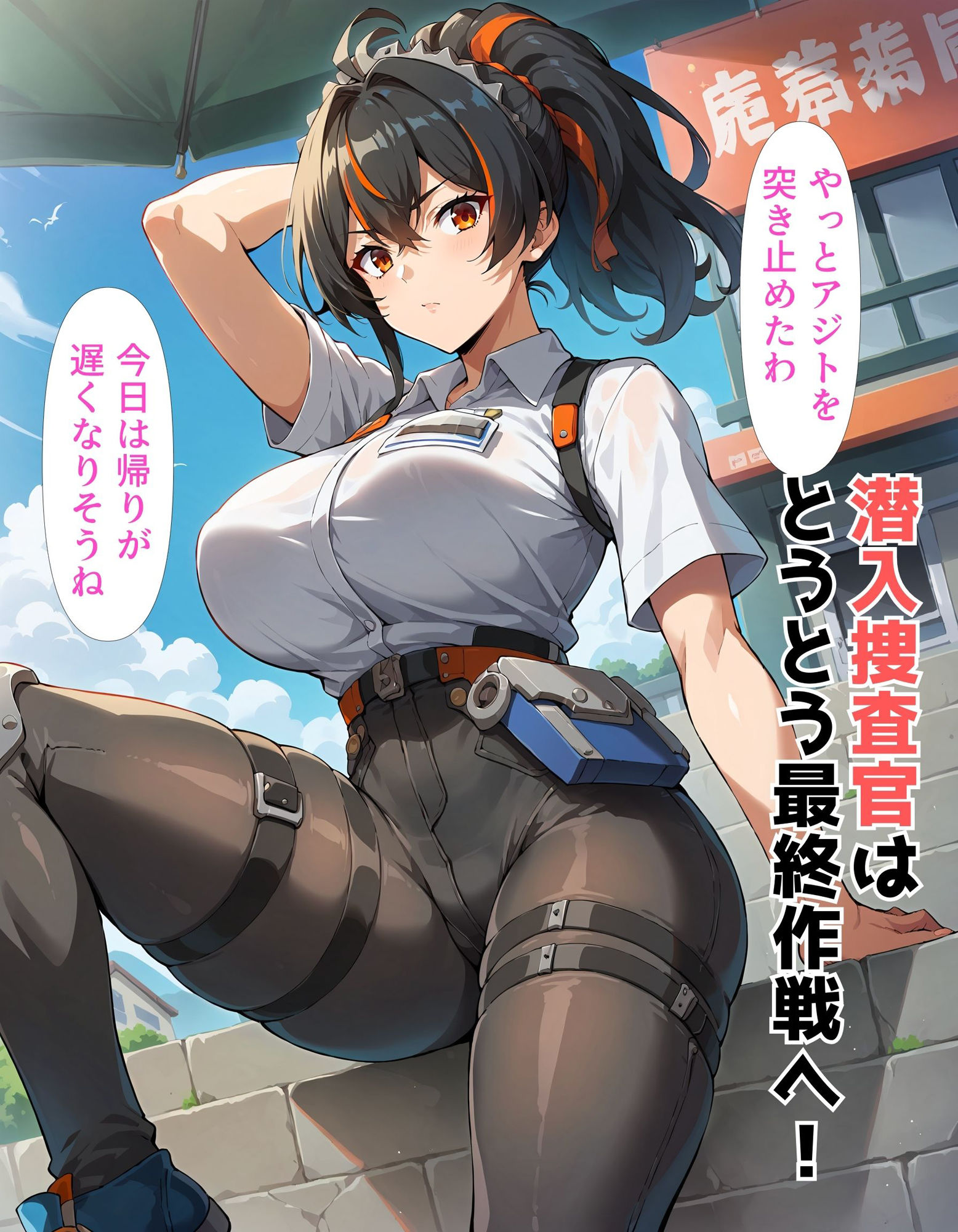 サンプル画像1:潜入捜査官、敗北。〜キメセク乱交で肉便器堕ちするまで(okita) [d_484100]