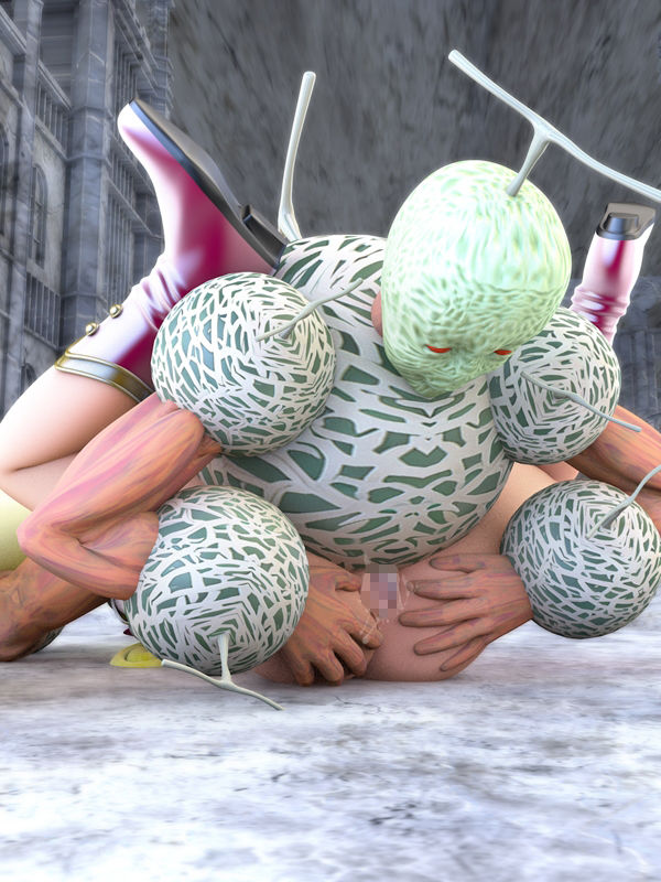 サンプル画像5:伝説の戦士ハーティアVSメロンメロン怪人のメロメロ媚薬ジュース(四次元少女ネオス) [d_484126]