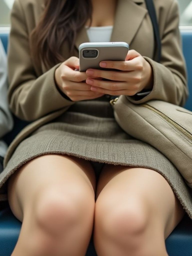 サンプル画像1:地下鉄は盗撮天国(もう限界) [d_484228]