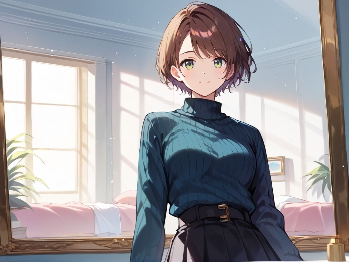 サンプル画像1:駅でよく見る人妻は、実は欲求不満で寝取られたい(今日もAI美女がエロい) [d_484251]