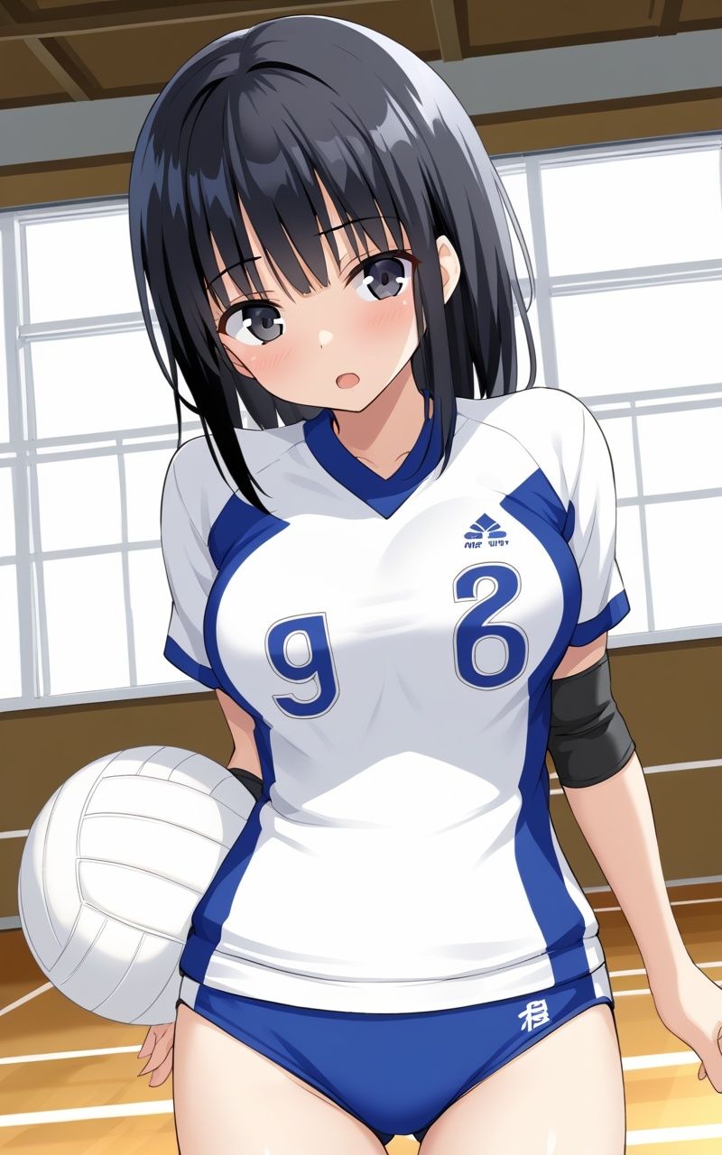 サンプル画像2:汗だくバレーボール女子合宿、ハードなのは練習後からだった…(官能アートラボ) [d_484280]