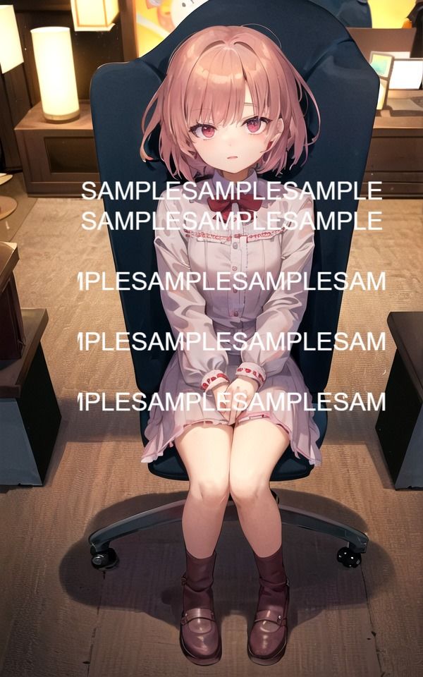 サンプル画像1:無表情で見下す彼女(AIラボラボ) [d_484308]