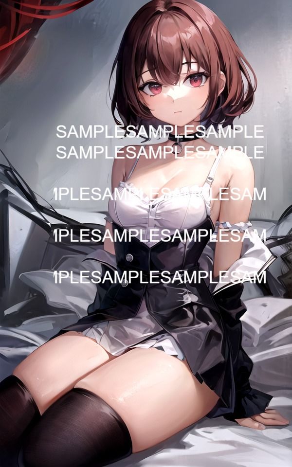 サンプル画像5:無表情で見下す彼女(AIラボラボ) [d_484308]