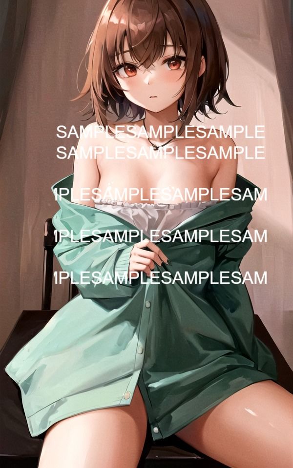 サンプル画像6:無表情で見下す彼女(AIラボラボ) [d_484308]