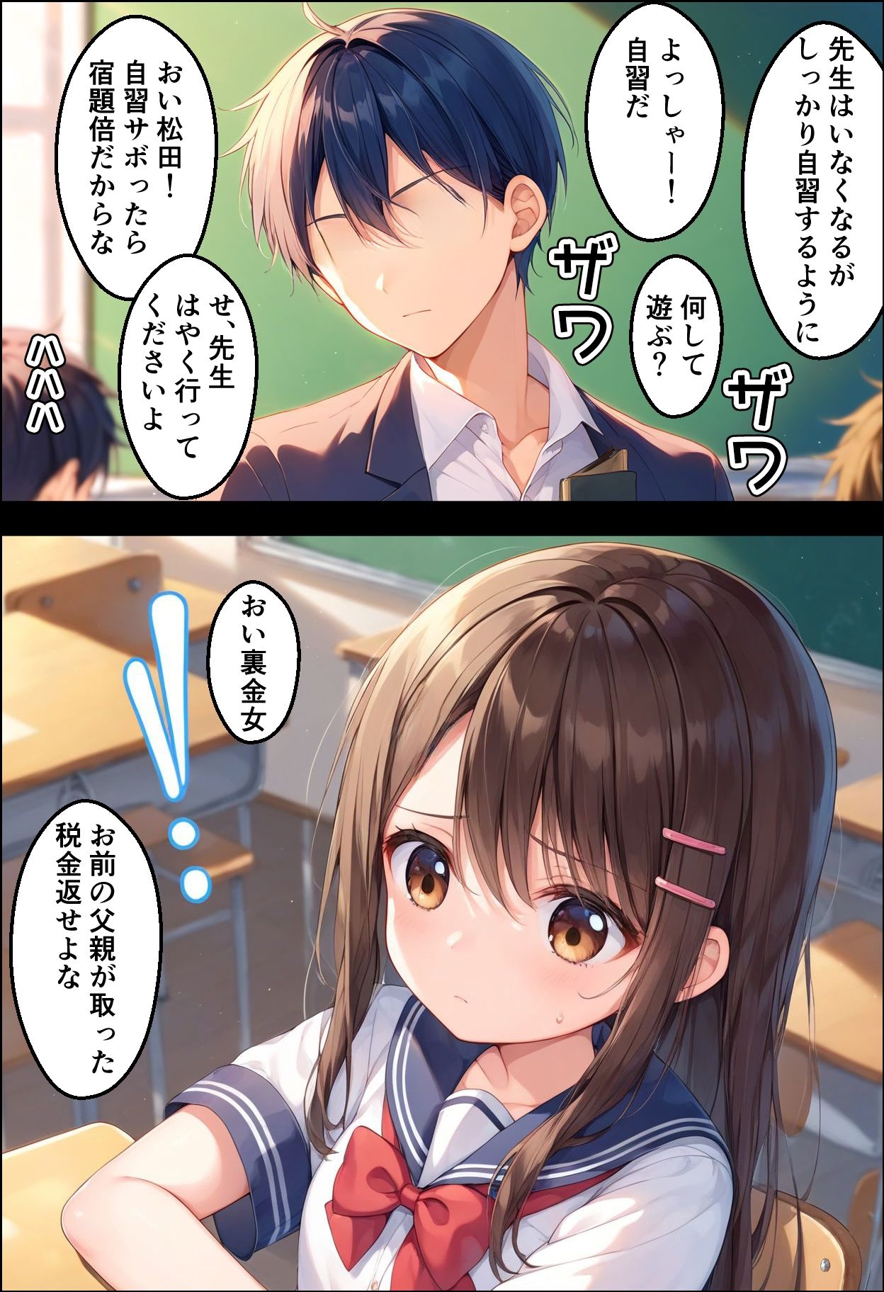 サンプル画像5:お回しH寄集CG集500枚（4）マネージャー彼女・黒髪痴●電車・裏金懲罰クラス（胸糞注意）(enano) [d_484315]