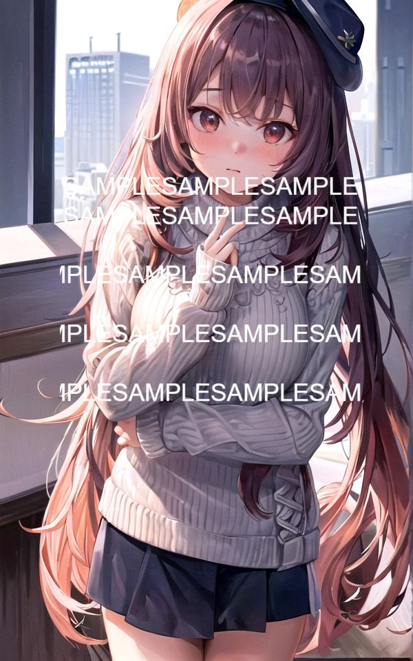 サンプル画像4:ニットが似合う僕の彼女(たぬき) [d_484316]