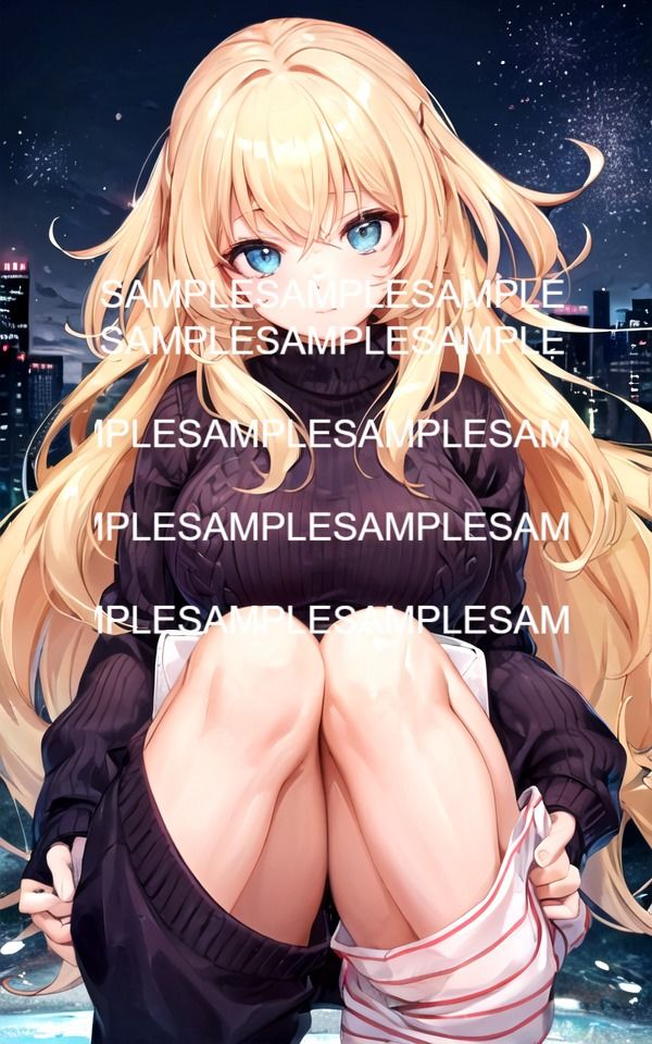 サンプル画像5:ニットが似合う僕の彼女(たぬき) [d_484316]