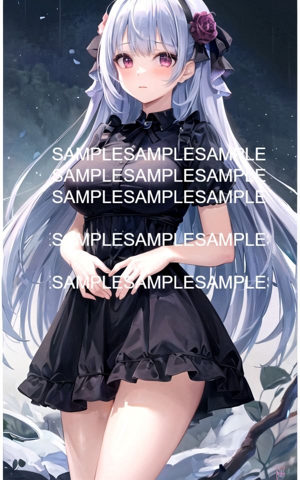 サンプル画像1:ドレスが似合う僕の彼女(たぬき) [d_484324]