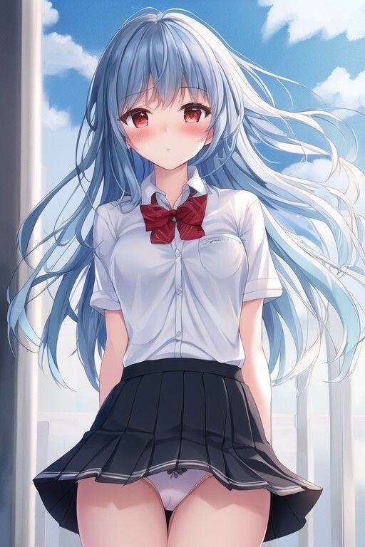 サンプル画像3:美少女JKのパンチラ集(ハーレム神) [d_484330]