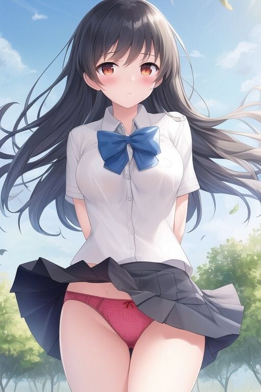 サンプル画像4:美少女JKのパンチラ集(ハーレム神) [d_484330]