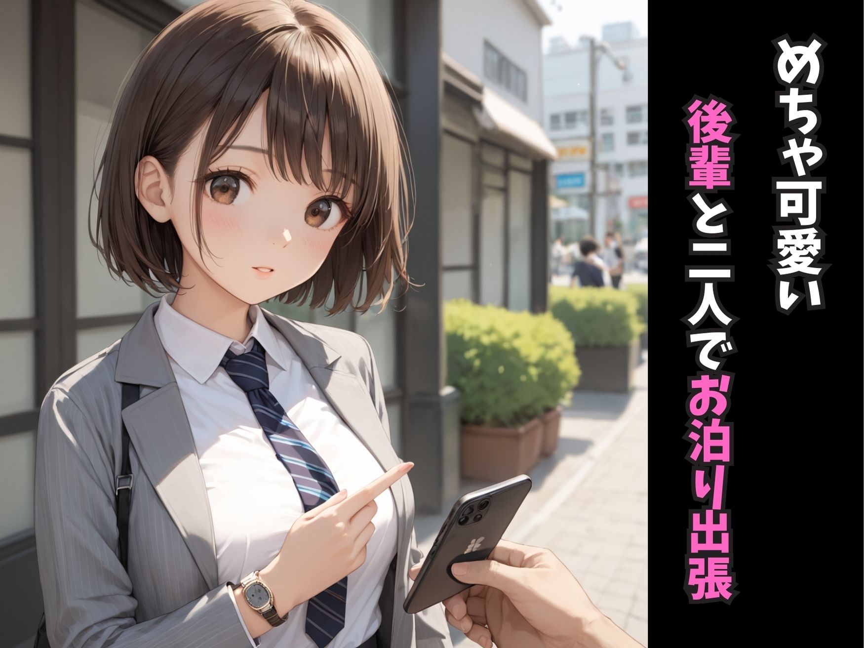 サンプル画像1:彼氏持ちの後輩ちゃんの生々しい女体に我慢できず寝取ってしまう俺(男のロマン) [d_484333]