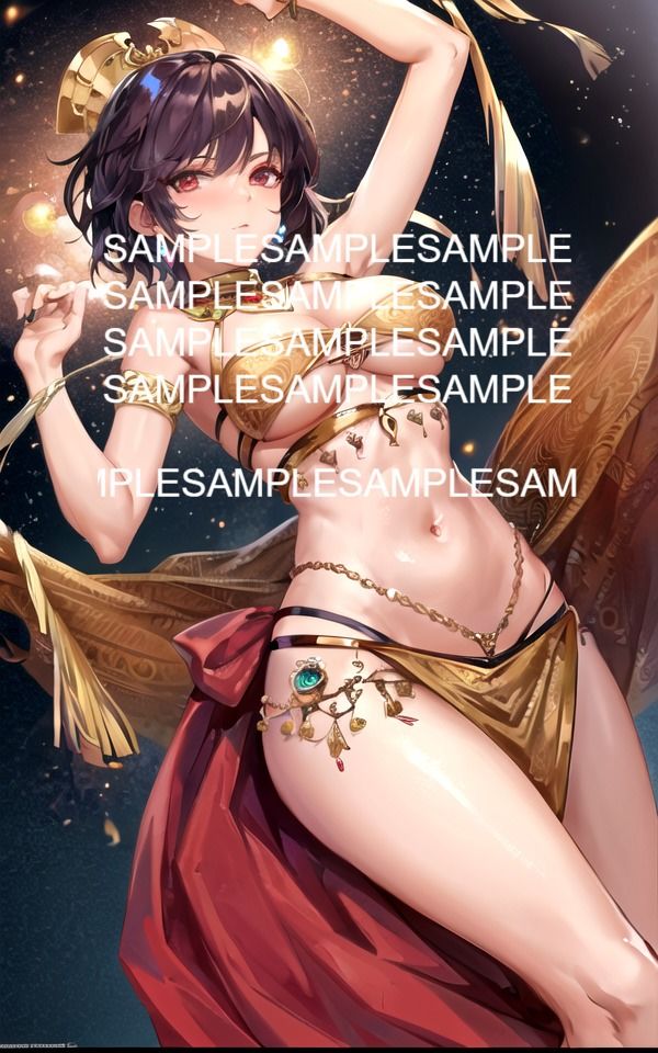 サンプル画像3:ベリーダンスのお姉さん(AIラボラボ) [d_484338]