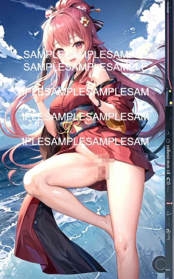 サンプル画像3:着物が似合う僕の彼女(たぬき) [d_484341]