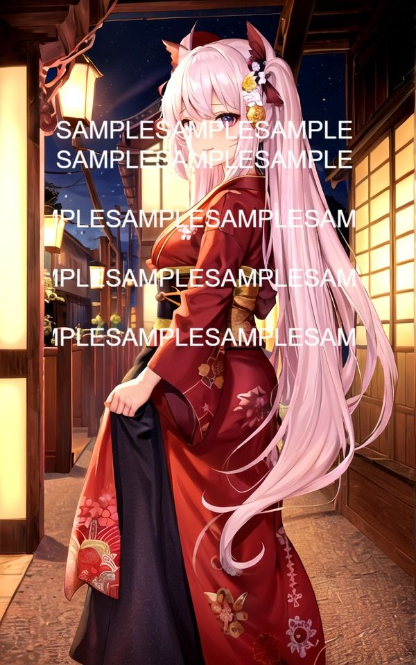 サンプル画像4:着物が似合う僕の彼女(たぬき) [d_484341]