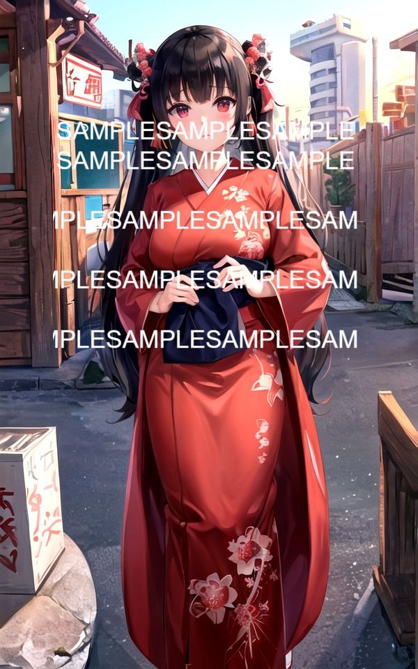 サンプル画像6:着物が似合う僕の彼女(たぬき) [d_484341]