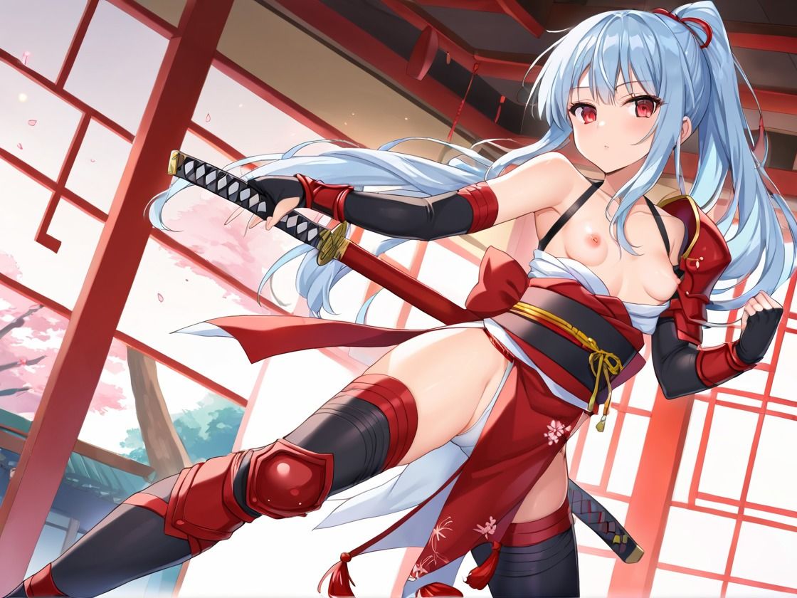 サンプル画像2:貧乳クノイチが捕まって拷問エッチ(なでしこしこくらぶ) [d_484342]