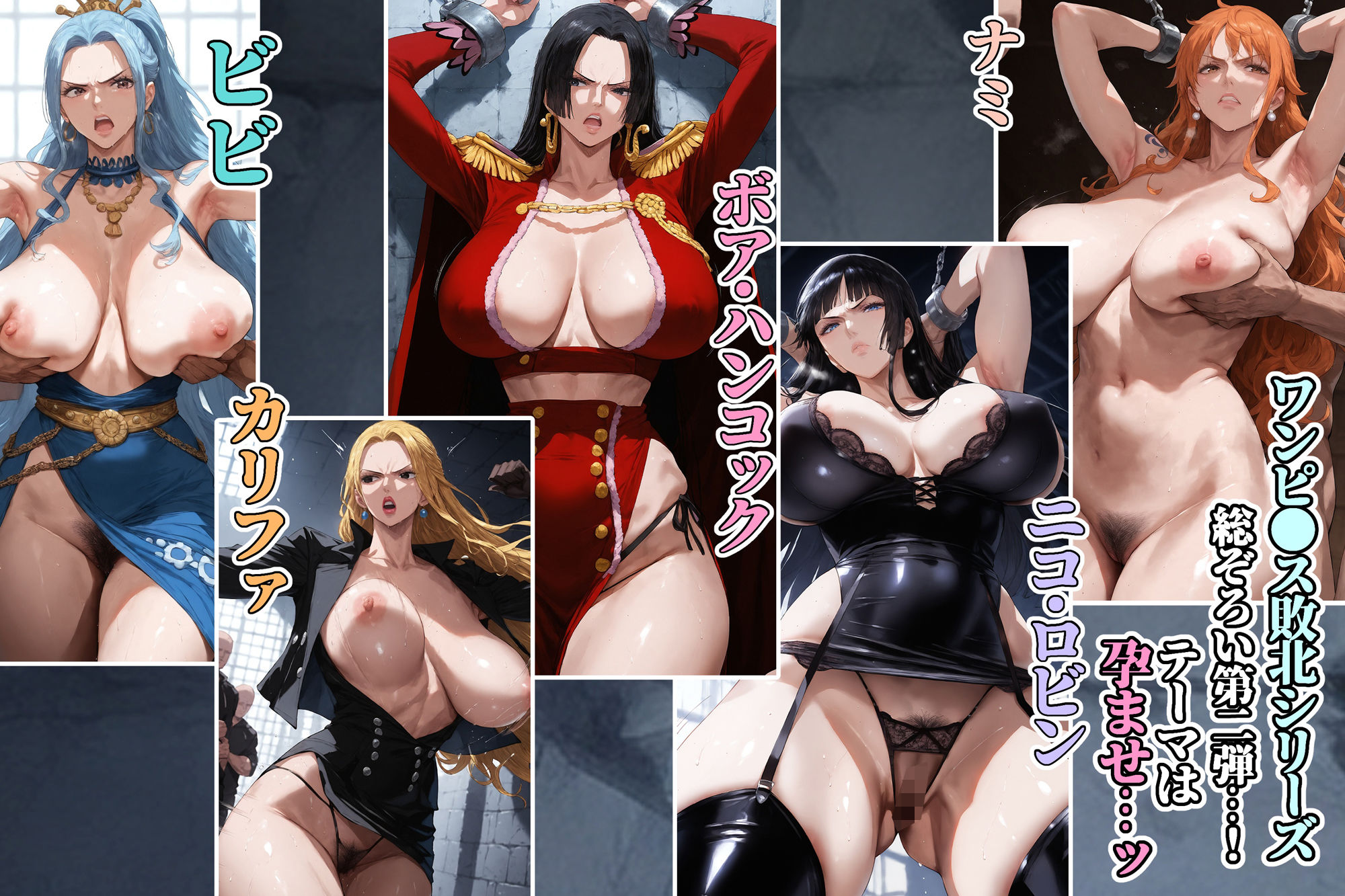 サンプル画像3:ワンピ●ス敗北孕ませ 総ぞろい編(アンリミテッドオートマトン) [d_484349]