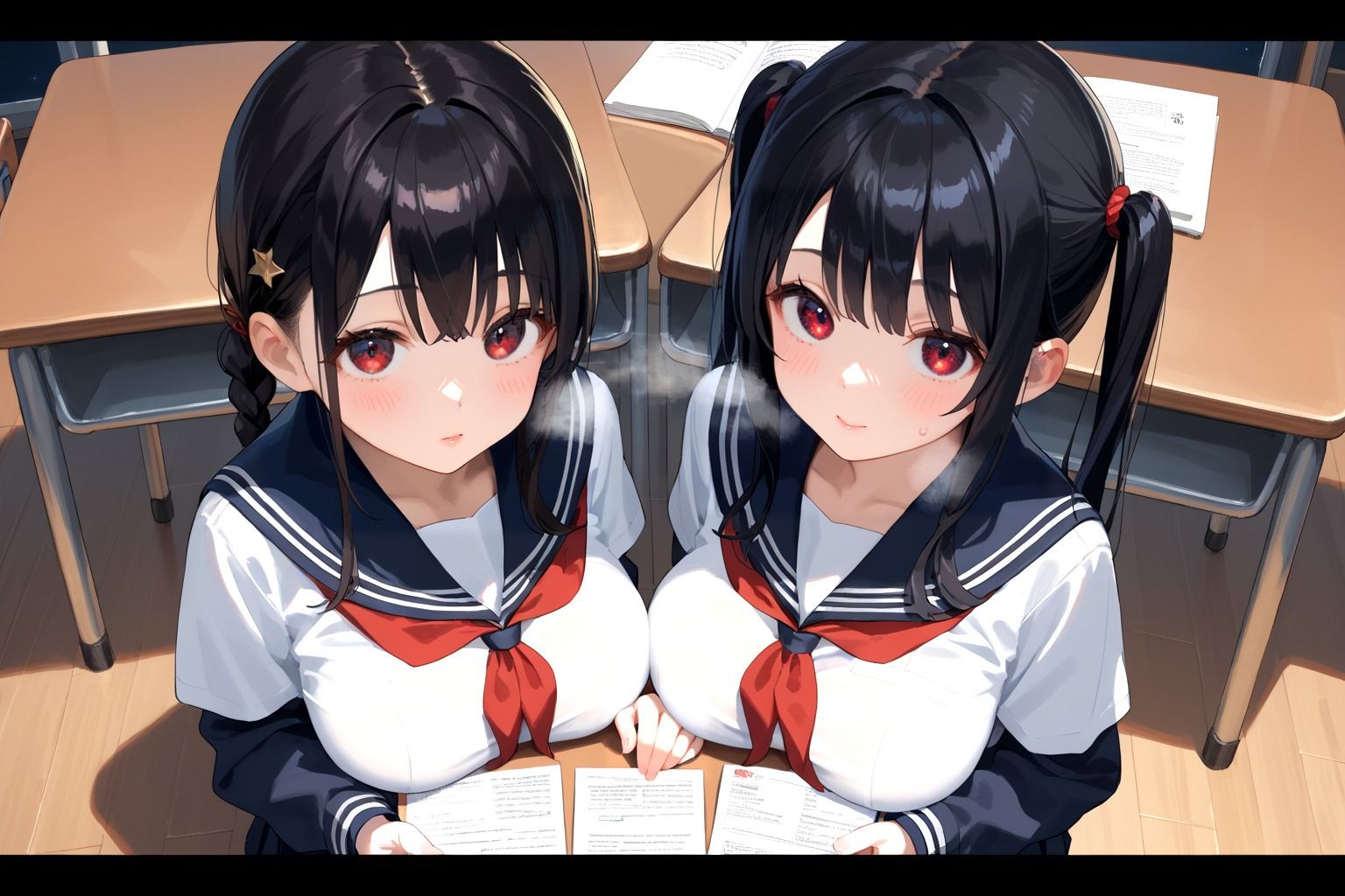 サンプル画像5:スク水女子校生 放課後からの課外授業NTR 自分のチンコで逝きたい乙女のふたなり大作戦(あめふらし) [d_484511]