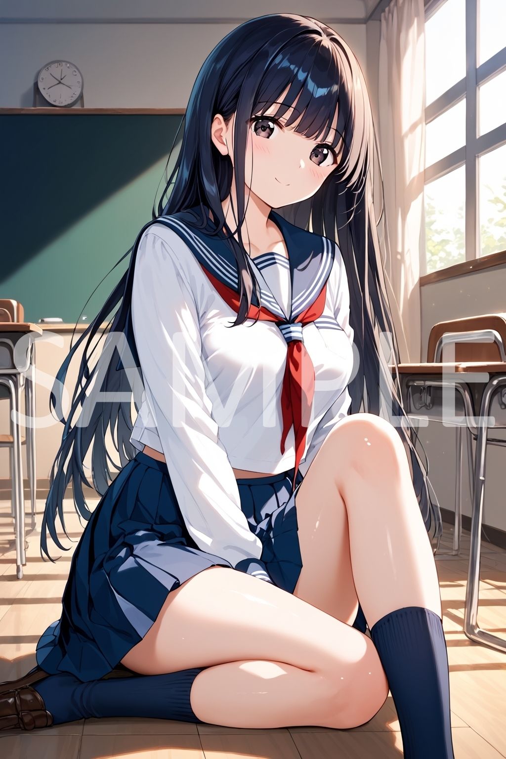 サンプル画像1:お嬢様女子校生に初めての性指導(夢のしずく) [d_484525]