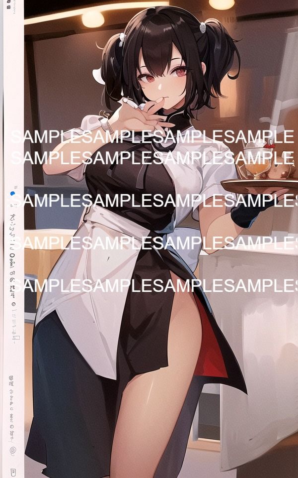 サンプル画像4:ウェイトレスのあのこ01(たぬき) [d_484602]