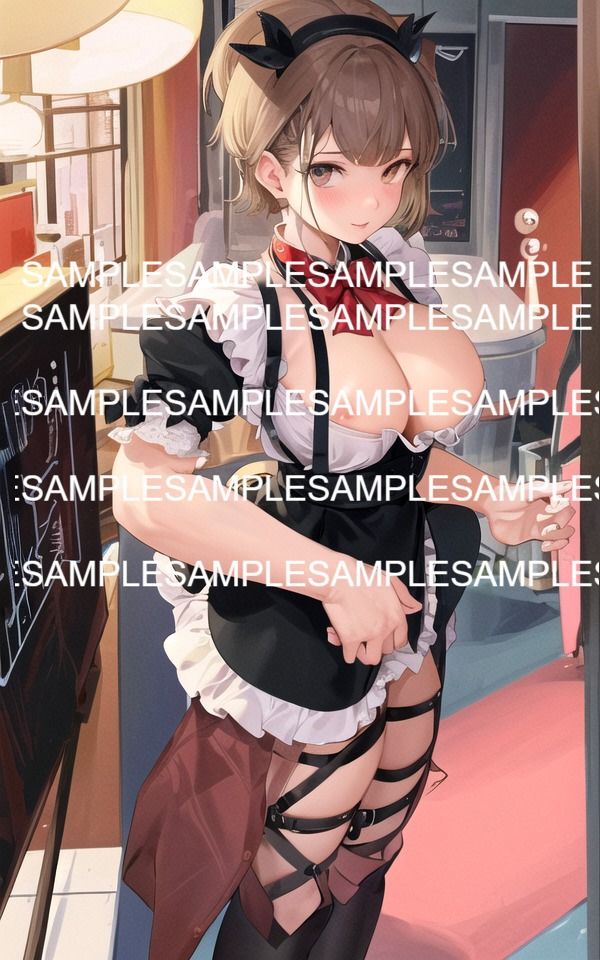 サンプル画像5:ウェイトレスのあのこ01(たぬき) [d_484602]