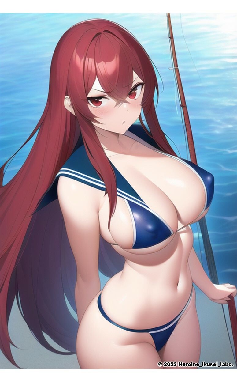 サンプル画像6:AI妄想美少女シリーズ-43 【セーラースク水戦隊JK5】2人の追加ヒロインズ！えっちに鍛えた肢体編(AIヒロイン研究会) [d_484704]