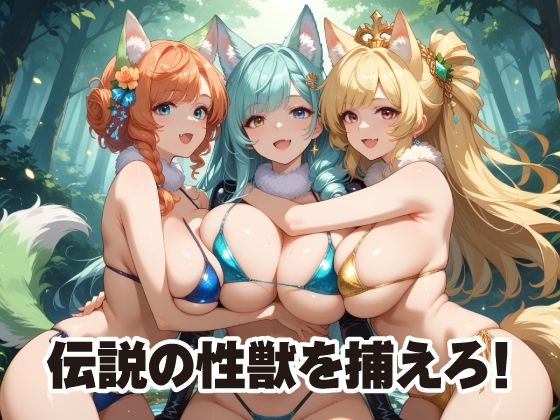 サンプル画像1:オオカミ捕まえた！純真黒毛(電脳夢少女) [d_484784]