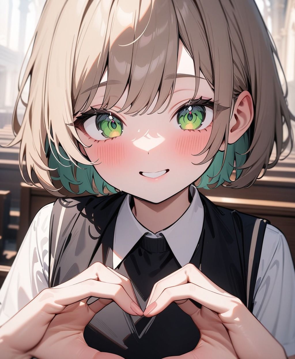 サンプル画像3:かわいい制服美女(たこやき) [d_484798]