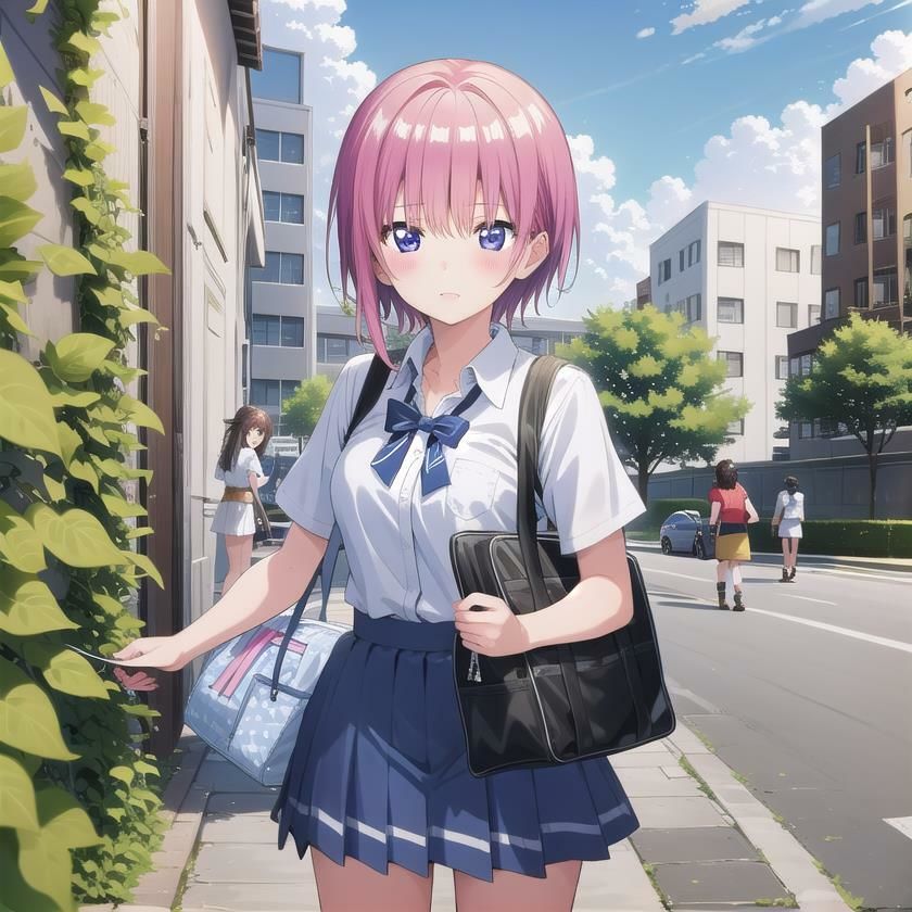 サンプル画像2:〜五等分の●嫁  水着編〜 中●一花  CG集  ＃4(イラストえちえち) [d_484973]